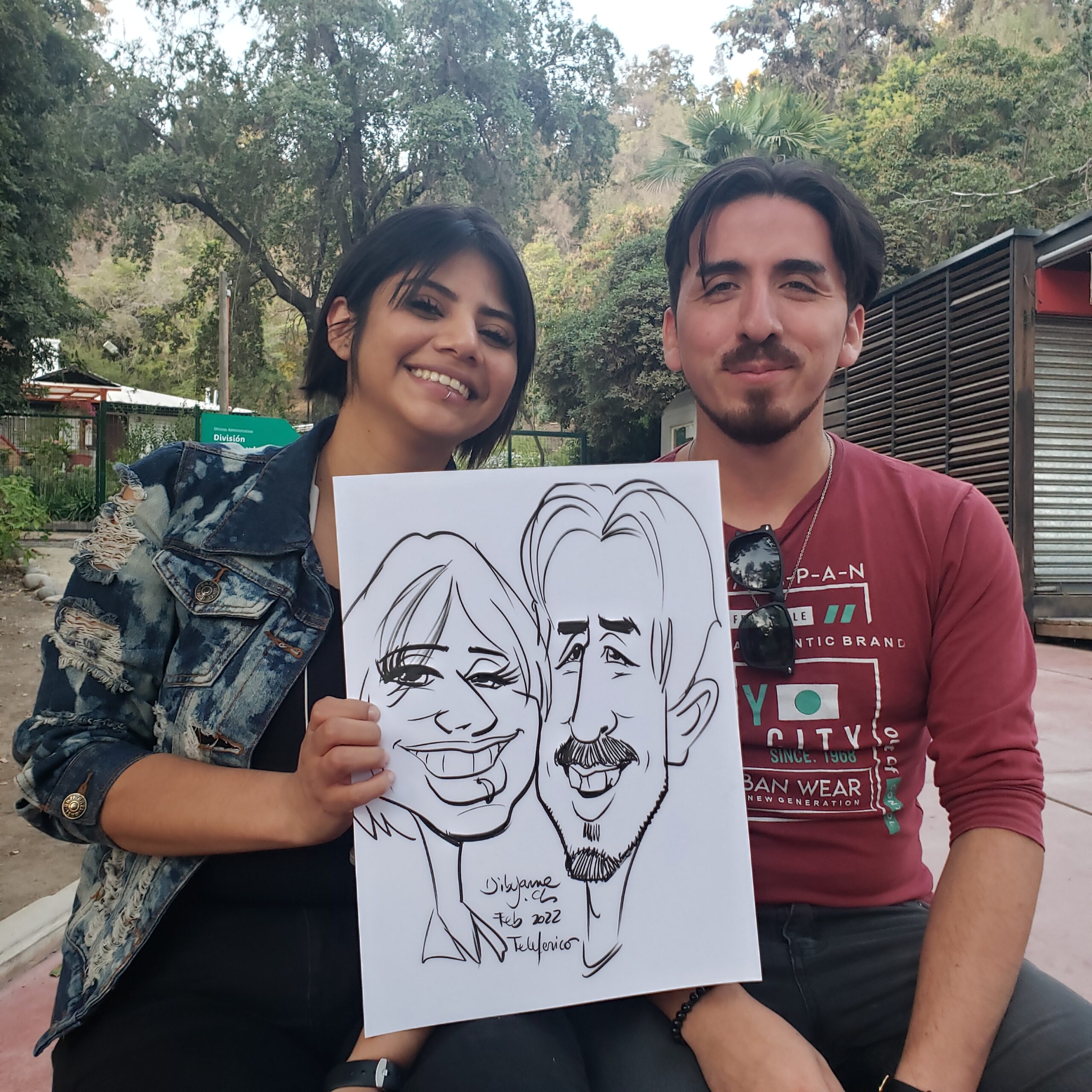 Caricaturas en Evento 19