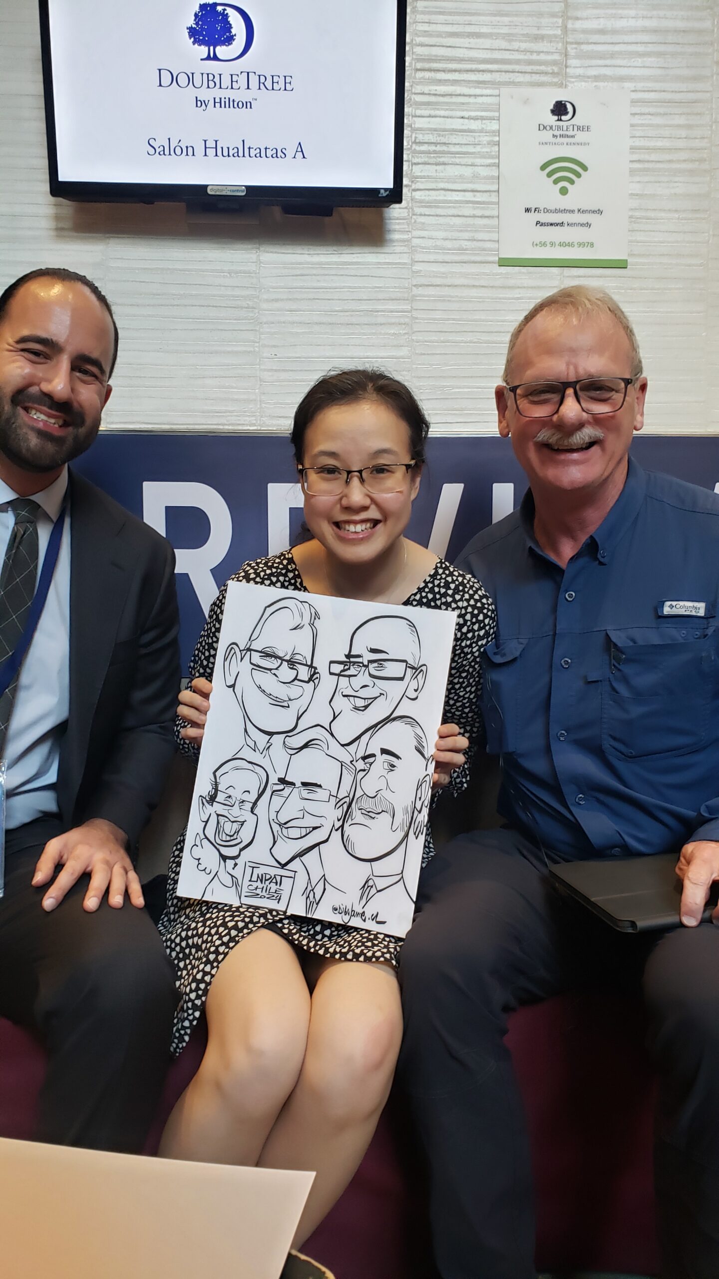 Caricaturas en Evento 16