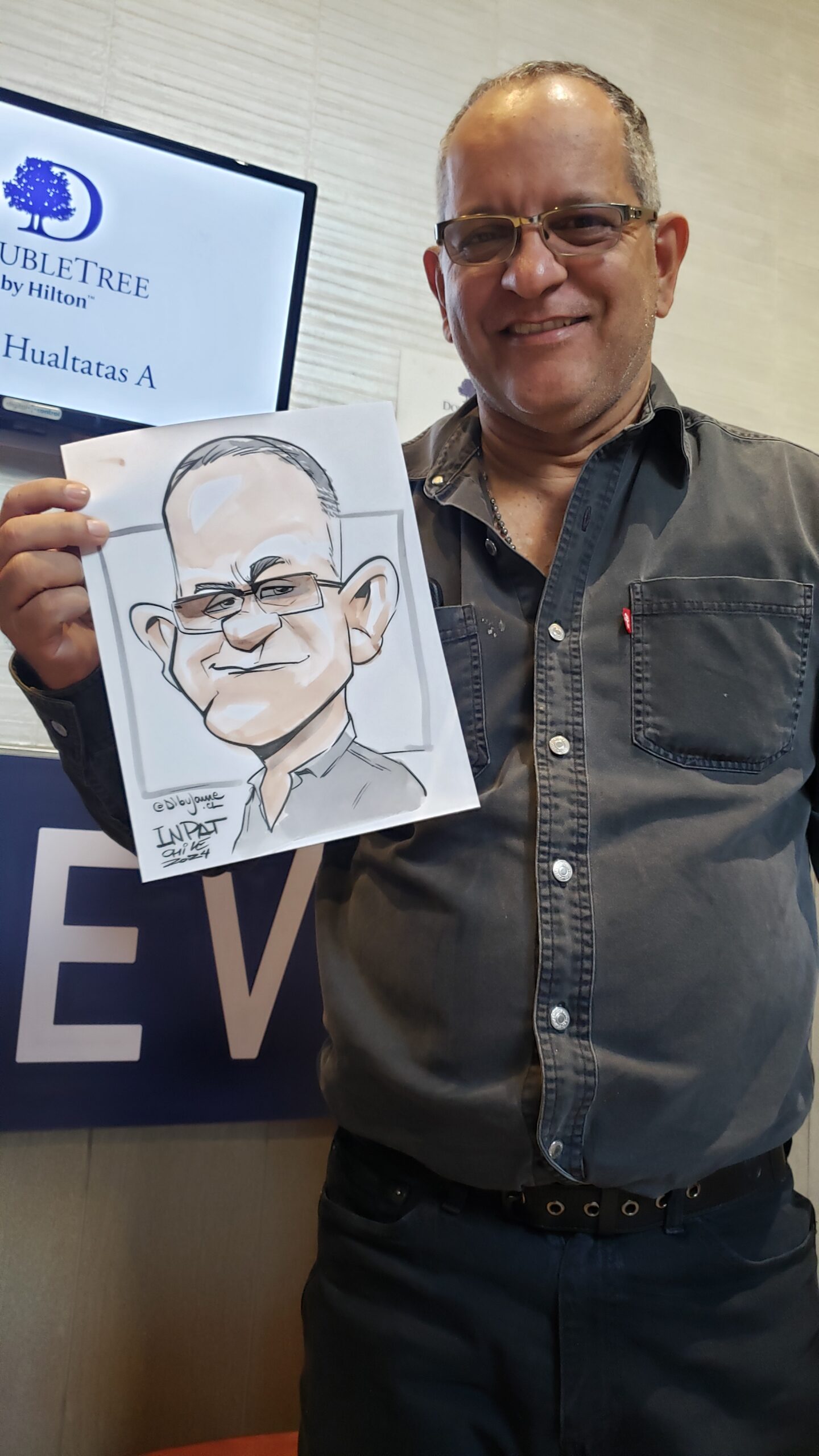 Caricaturas en Evento 15