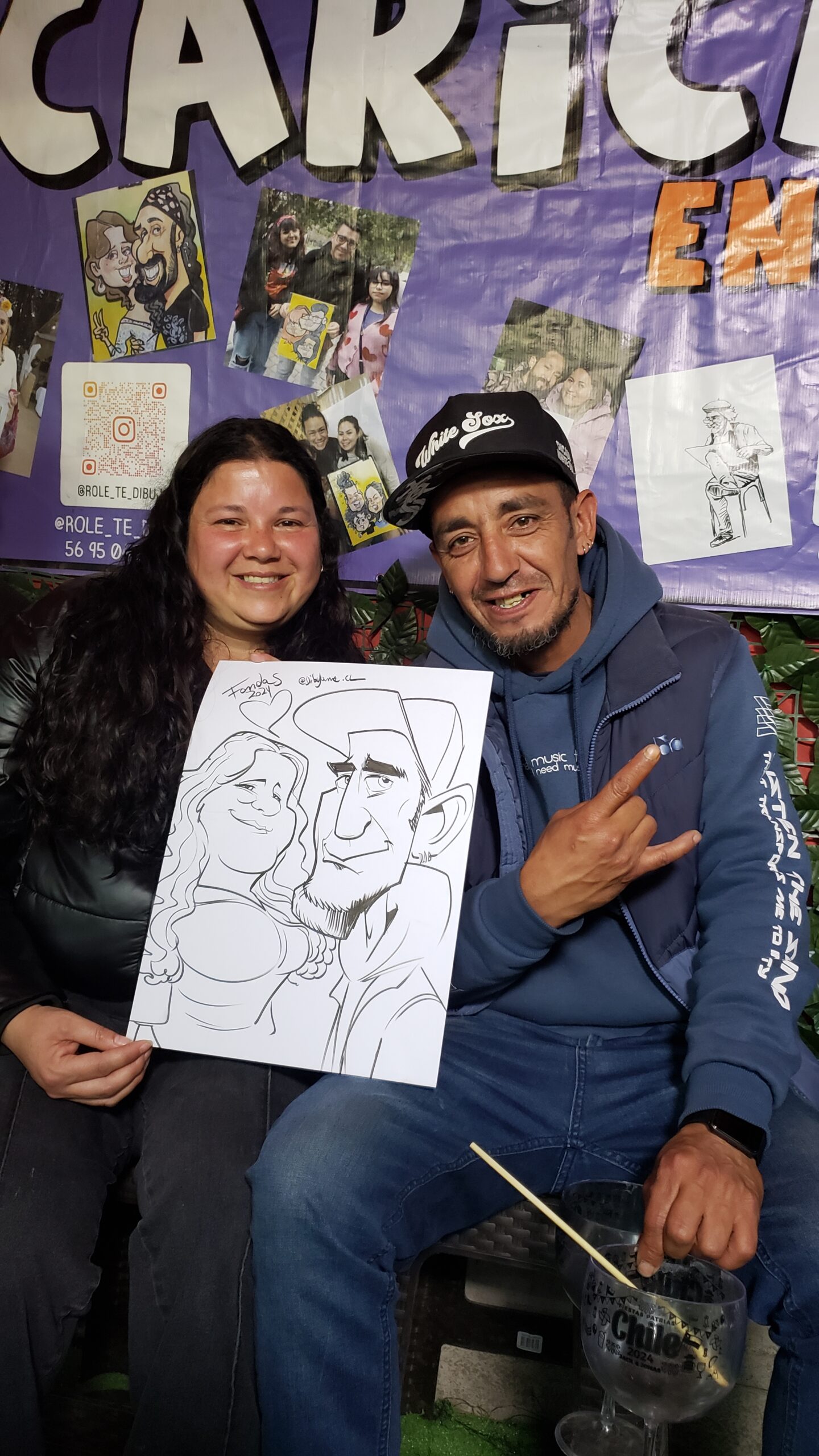 Caricaturas en Evento 14