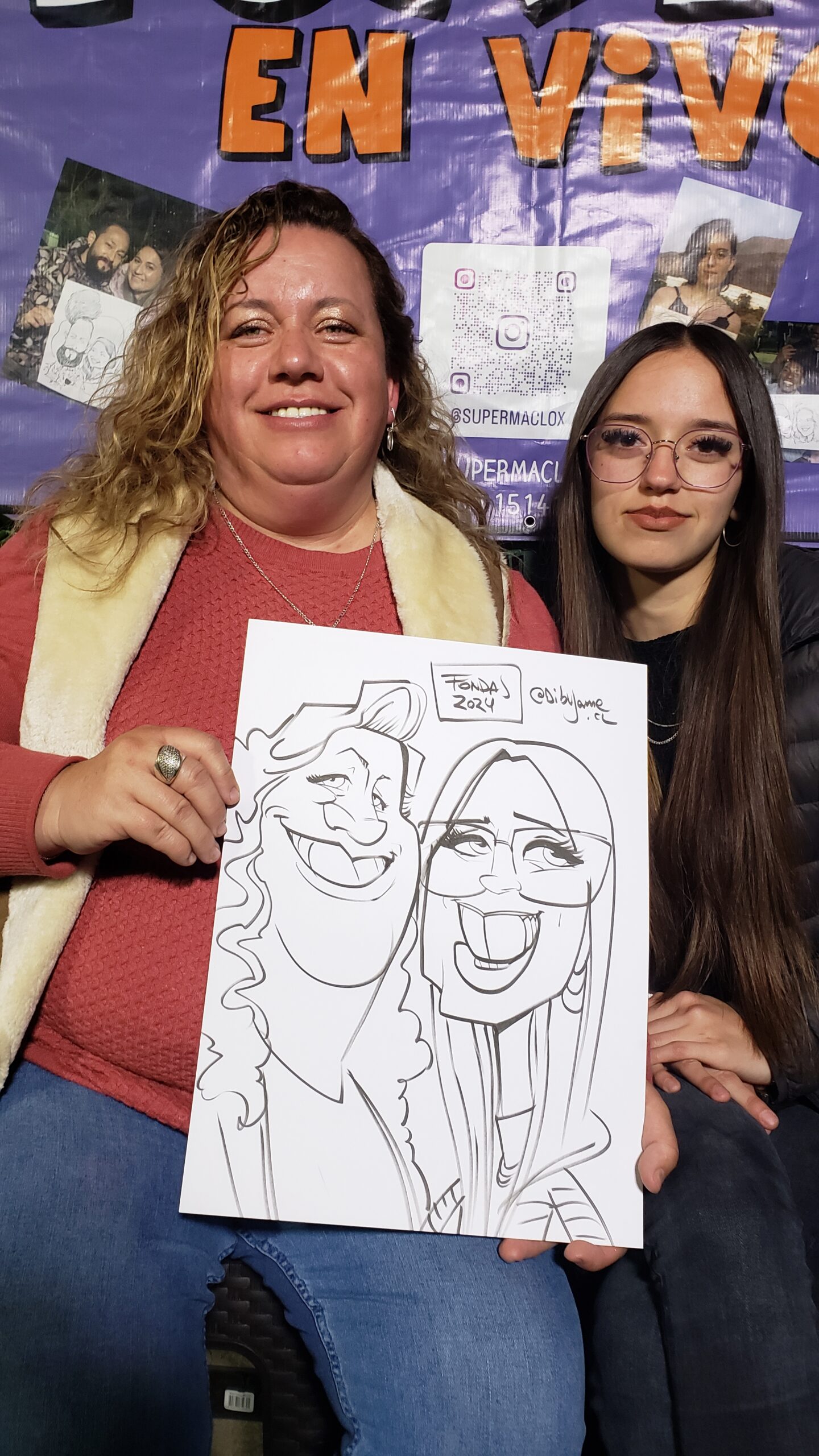 Caricaturas en Evento 13