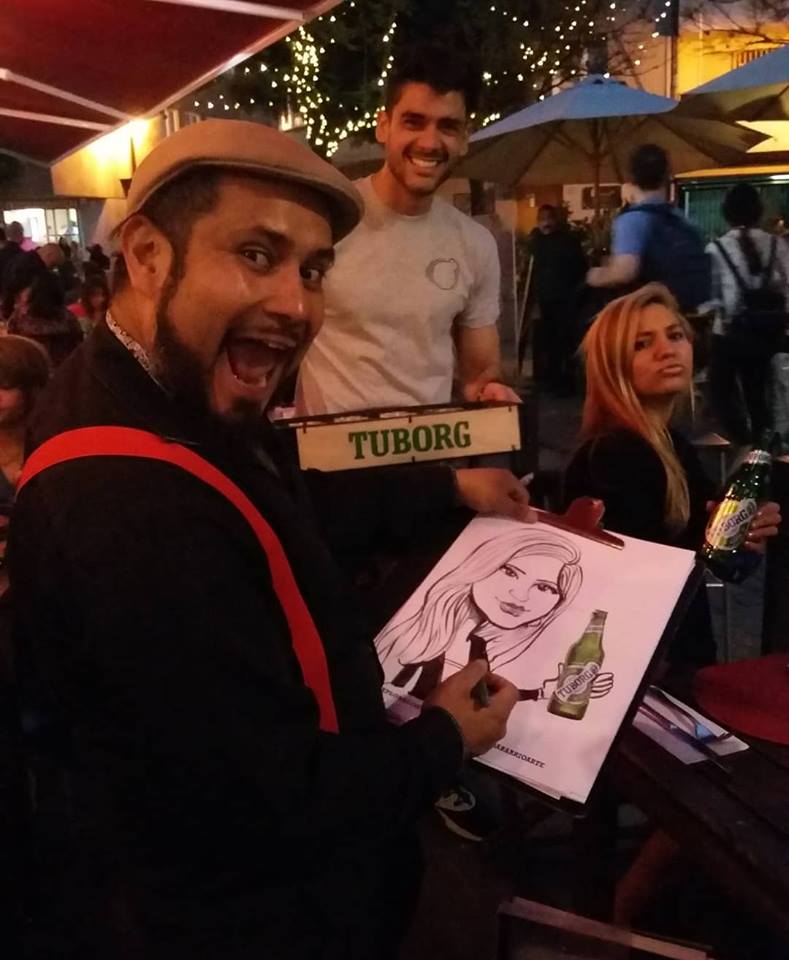Caricaturas en Evento 12